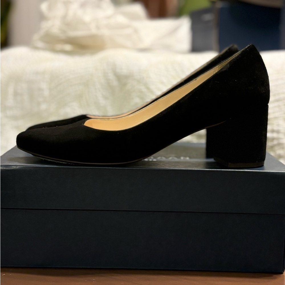Cole Haan Justine Pump 55mm Black Suede